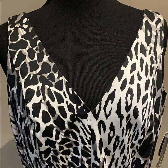 NWT - Nine West Animal Print Dress - Picture 2 of 6